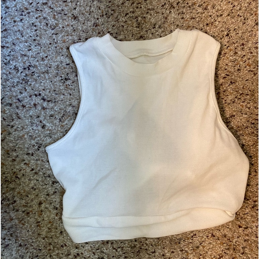 White tank top